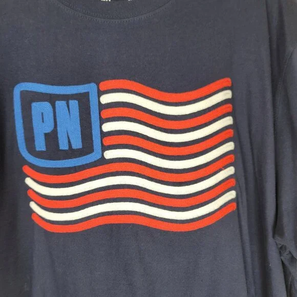 Parish Nation Embroidered Flag Short Sleeve T-Shirt Size 2X - Picture 7 of 11